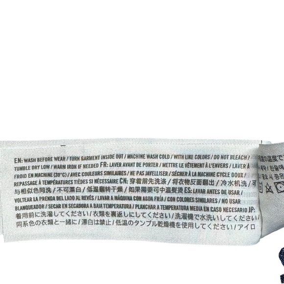 Hollister Y2K Micro Mini Skirt Womens Sz 15 Blue Denim Low Rise‎ Casual Preppy - Picture 8 of 9